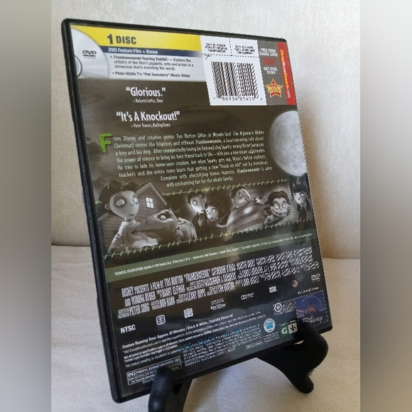 Frankenweenie DVD Brand New Disney Tim Burton - Picture 2 of 5
